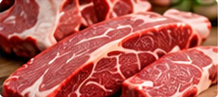 Fresh cuts of red meat